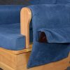 Upholstered Nursery Glider Chair with Wooden Frame