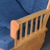 Upholstered Nursery Glider Chair with Wooden Frame