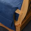Upholstered Nursery Glider Chair with Wooden Frame