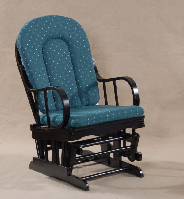 DSC_0708 Custom Wooden Rocking Chair with Ottoman for Nursery Furniture Manufacturer