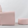 DSC_0740 Custom Pink Princess Kids Armchair with Ottoman