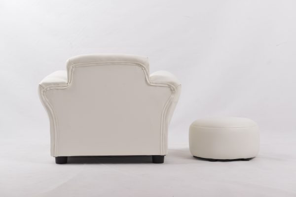 DSC_0760 Custom White Baby Armchair with Ottoman