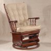 DSC_0820 Classic Wooden Glider Chair with Ottoman