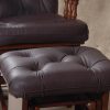DSC_0835 Classic Wooden Glider Chair with Ottoman