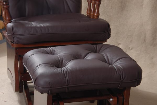 DSC_0835 Classic Wooden Glider Chair with Ottoman