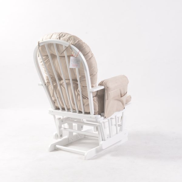 DSC_0855 副本 Tufted Wooden Nursery Glider Chair with Ottoman