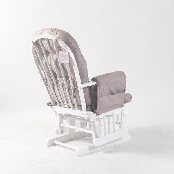 DSC_0860 副本 Tufted Wooden Nursery Glider Chair with Ottoman