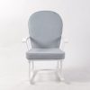 DSC_0868 Upholstered Wooden Nursery Rocking Chair