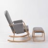 DSC_0884 Modern Rocking Chair with Ottoman | Upholstered Lounge Chair for Living Room