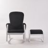 DSC_0911 Modern Rocking Chair with Ottoman | Upholstered Lounge Chair for Living Room