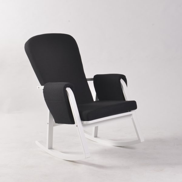 DSC_0922 Modern Rocking Chair with Ottoman | Upholstered Lounge Chair for Living Room