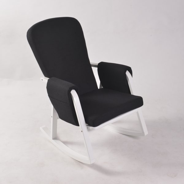 DSC_0924 Modern Rocking Chair with Ottoman | Upholstered Lounge Chair for Living Room