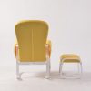 DSC_0975 Modern Rocking Chair with Ottoman | Upholstered Lounge Chair for Living Room