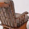 DSC_0995 Classic Wooden Glider Chair with Ottoman