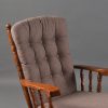 DSC_1005 Classic Wooden Glider Chair with Ottoman