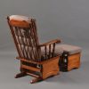 DSC_1011 Classic Wooden Glider Chair with Ottoman