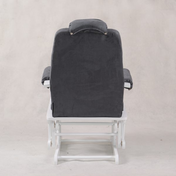 DSC_1020 High Back Nursery Glider with Headrest and Ottoman