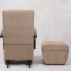 High Back Nursery Glider Chair with Ottoman