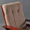 DSC_1068 Traditional Wooden Glider Rocking Chair with Ottoman