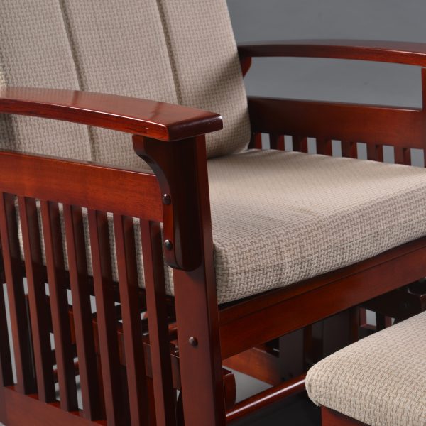 Solid Wood Rocking Chair Frame Solid wood rocking chair frame with durable construction and smooth rocking base