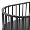 Wooden Baby Bassinet with Mattress – Compact Newborn Crib