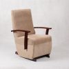 High Back Nursery Glider Chair with Ottoman