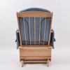 Upholstered Nursery Glider Chair with Wooden Frame