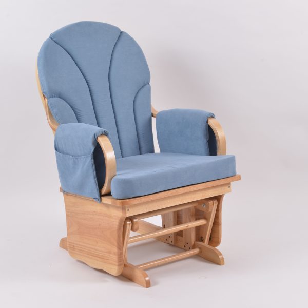 High Back Nursery Glider Chair Front View High Back Nursery Glider Chair