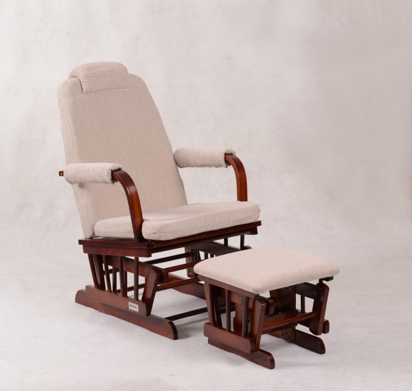 DSC_1282 High Back Nursery Glider with Headrest and Ottoman