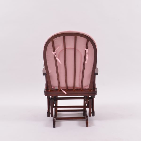 High Back Wooden Nursery Glider Rocking Chair
