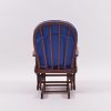 High Back Wooden Nursery Glider Rocking Chair