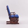 High Back Wooden Nursery Glider Rocking Chair