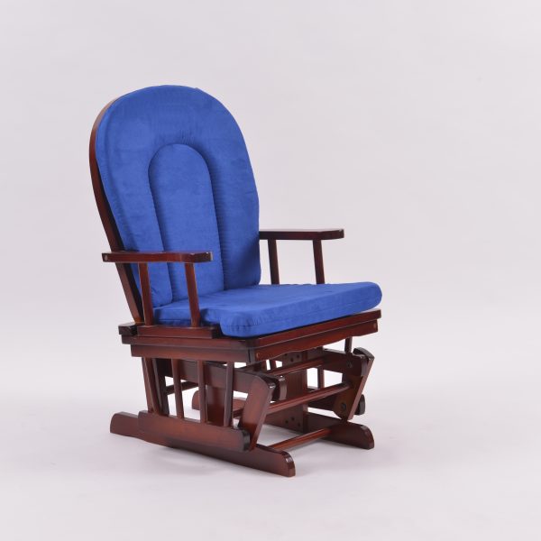 Kids Rocking Chair – Wooden Child Rocker with Padded Seat Kids rocking chair with wooden frame, padded backrest and upholstered seat
