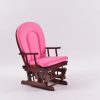 Kids Rocking Chair – Wooden Child Rocker with Padded Seat Kids rocking chair with wooden frame, padded backrest and upholstered seat