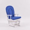Kids Rocking Chair – Wooden Child Rocker with Padded Seat Kids rocking chair with wooden frame, padded backrest and upholstered seat