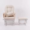 DSC_1339 Upholstered Wooden Glider Chair with Ottoman