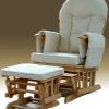 DSC_133副本 OEM Modern Nursery Glider Chair with Ottoman for Baby Feeding Room