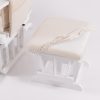 Classic Nursery Glider Chair with Ottoman