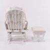 Classic Nursery Glider Chair with Ottoman