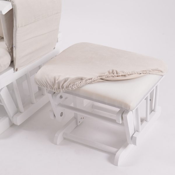 Classic Nursery Glider Chair with Ottoman