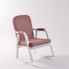DSC_1411 Modern Rocking Chair with Ottoman | Upholstered Lounge Chair for Living Room