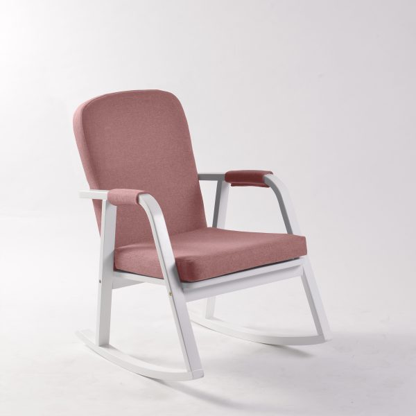 DSC_1411 Modern Rocking Chair with Ottoman | Upholstered Lounge Chair for Living Room