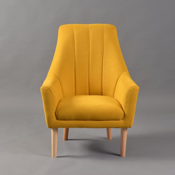 Mustard Convertible Nursery Lounge Chai Mustard convertible nursery rocking chair with straight wooden legs
