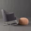 Shell Back Upholstered Kids Rocking Chair