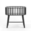 Wooden Baby Bassinet with Mattress – Compact Newborn Crib