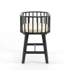 Wooden Baby Bassinet with Mattress – Compact Newborn Crib