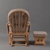 Classic Nursery Glider Chair with Ottoman