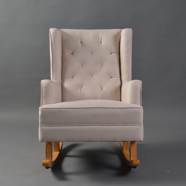 Convertible Nursery Rocking Chair Side View Convertible Nursery Rocking Chair with Interchangeable Legs