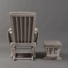 DSC_1692 Wooden Nursery Glider Chair with Ottoman