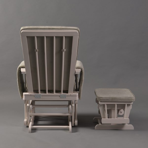 DSC_1692 Wooden Nursery Glider Chair with Ottoman